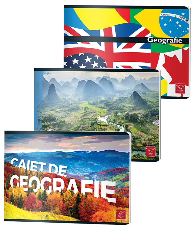 Caiet Geografie Color 24 File Pigna
