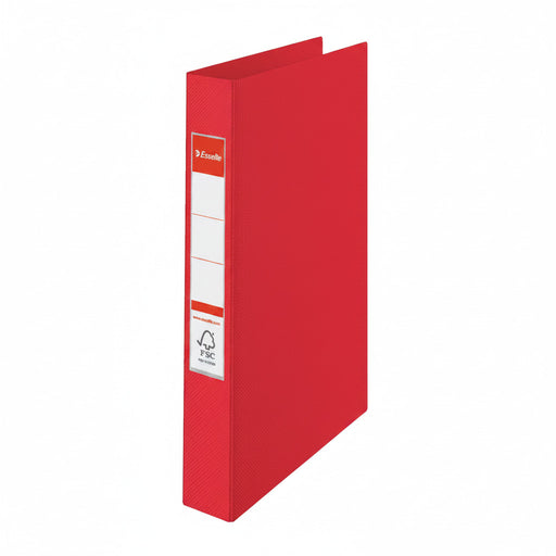 Caiet Mecanic A4 2 Inele 25MM/42MM Roșu Standard Esselte