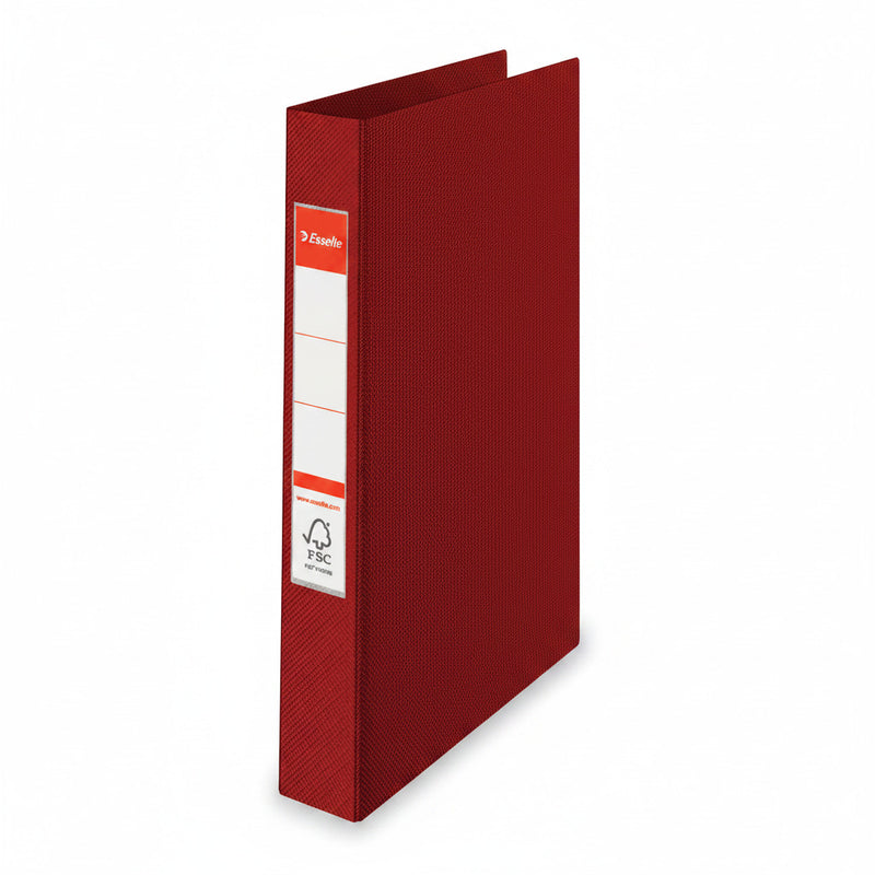 Caiet Mecanic A4 2 Inele 25MM/42MM Vișiniu Standard Esselte