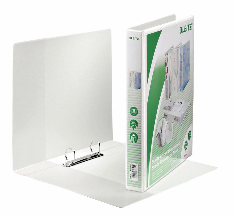 Caiet Mecanic A4 2 Inele 25MM/44MM Alb Maxi Panorama - Leitz