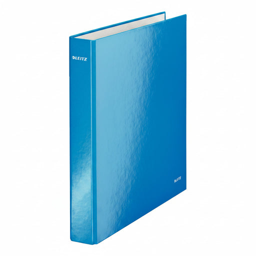 Caiet Mecanic A4 4 Inele 25MM/40MM Albastru Metalizat WOW Leitz