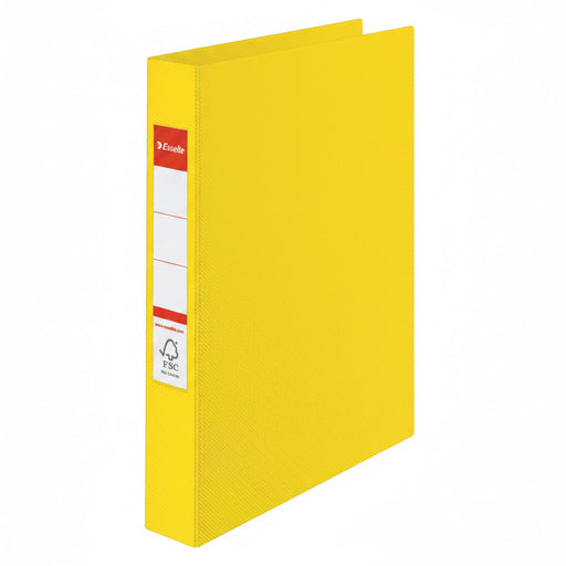 Caiet Mecanic A4 4 Inele 25MM/42MM Galben Standard Esselte