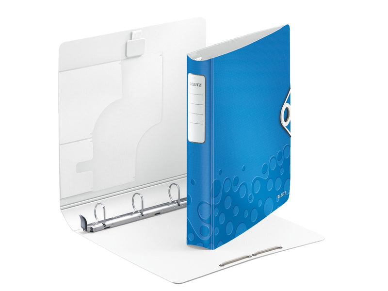 Caiet Mecanic A4 4 Inele 30MM/52MM Albastru SoftClick - Leitz