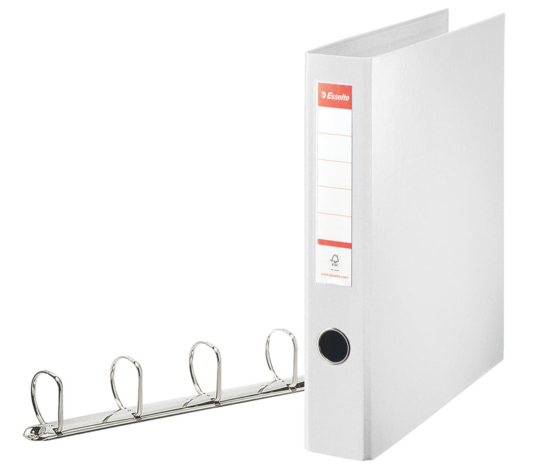 Caiet Mecanic A4 4 Inele 40MM/60MM Alb Jumbo - Esselte