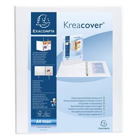 Caiet Mecanic A4+ 4 Inele 44 MM 2 Buzunare Kreacover Exacompta
