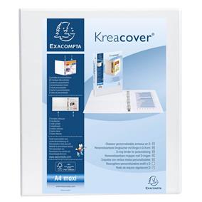 Caiet Mecanic A4+ 4 Inele 60 MM 2 Buzunare Kreacover Exacompta