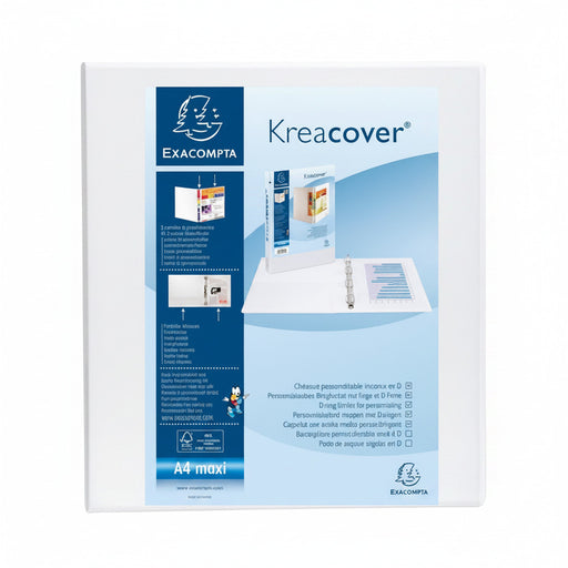 Caiet Mecanic A4+ 4 Inele 70 MM 2 Buzunare Kreacover Exacompta