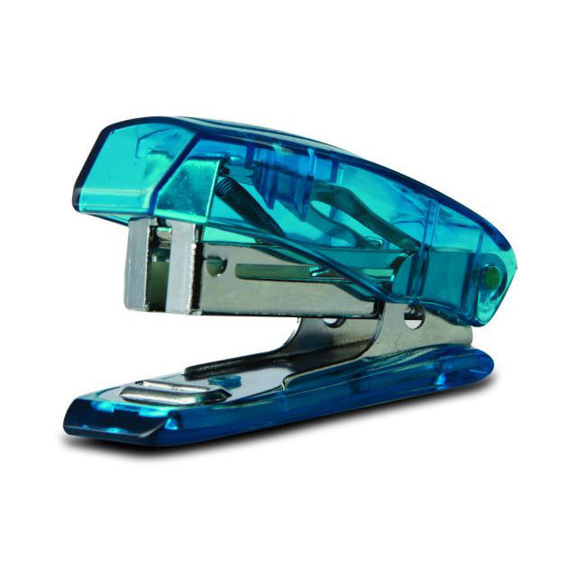 Capsator Noki S-3T, 20 coli, capse 24/6, albastru transparent