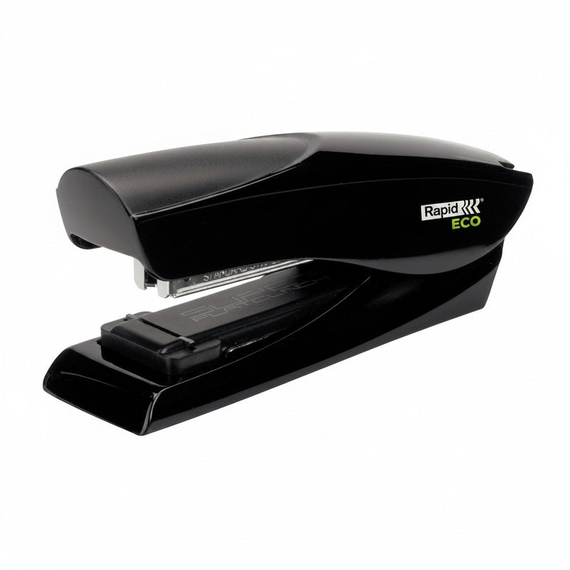 Capsator Rapid Fashion Eco, capse 26/6, 25 coli - Negru