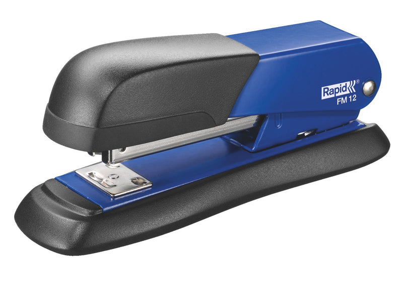 Capsator metalic Halfstrip Rapid FM12, capse 26/6, 25 coli - Roşu