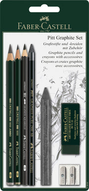 Set Pitt Grafit 7 Piese Faber-Castell