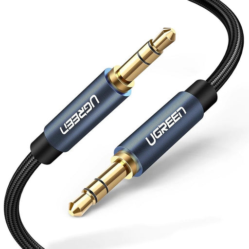 Cablu audio AV112 stereo (3.5 mm jack T/T) 2m braided albastru - Ugreen
