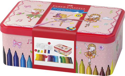 Carioci Connector 33 Culori Ballerina Box Faber-Castell