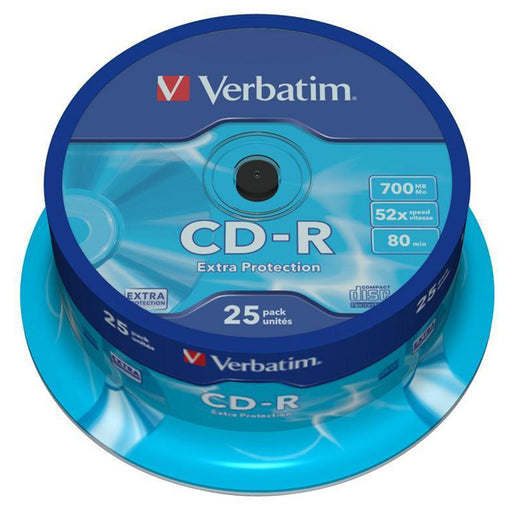 CD-R 700 MB 52x Extra Protection 25 buc Verbatim