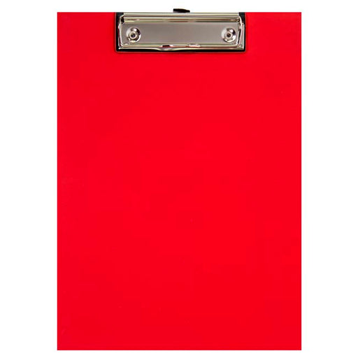 Clipboard Dublu A5 Roșu marca Noki cu copertă protectoare și clemă metalică