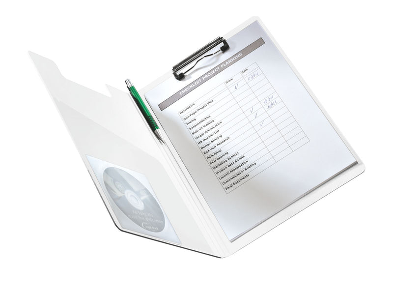 Clipboard Dublu Mov Metalizat WOW - Leitz