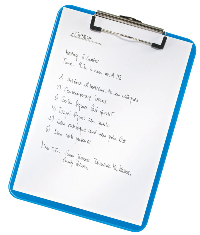 Clipboard Simplu Albastru Metalizat WOW - Leitz