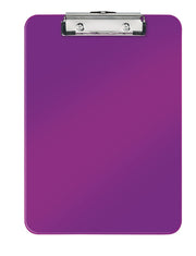 Clipboard Simplu Mov Metalizat WOW marca Leitz cu clemă metalică pentru fixarea documentelor