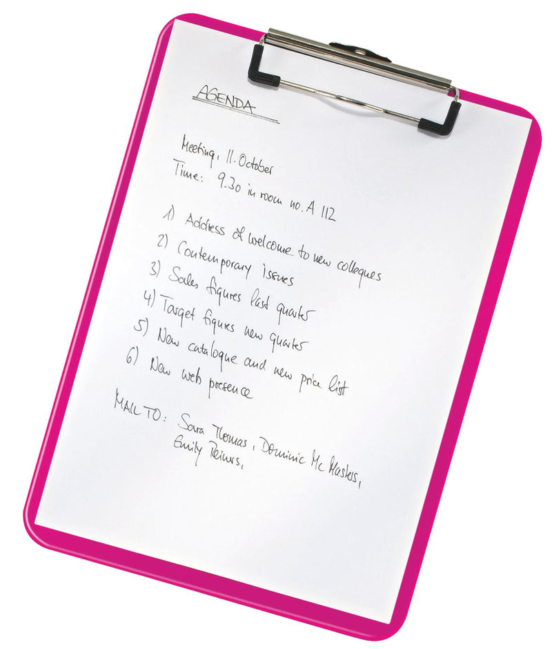 Clipboard Simplu Roz Metalizat WOW - Leitz