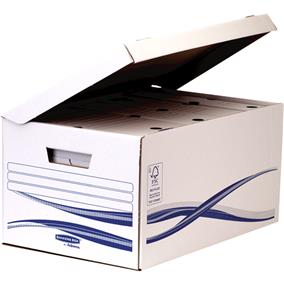 Container Arhivare cu Capac Bankers Box 350x260x526mm - Fellowes