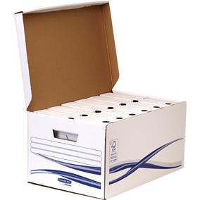 Container Arhivare cu Capac Bankers Box 350x260x526mm - Fellowes