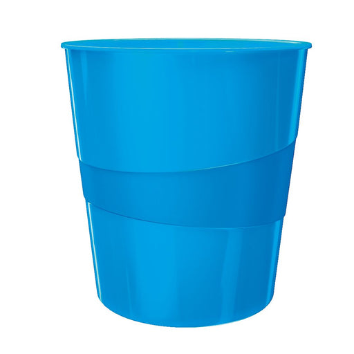 Coș birou Leitz WOW 15L albastru metalizat