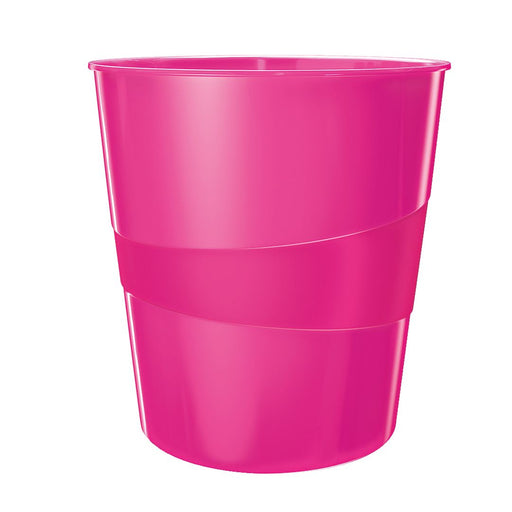 Coș birou Leitz WOW 15L roz metalizat