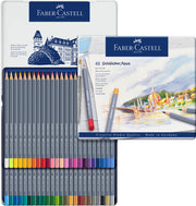 Creioane Colorate Acuarelă Goldfaber Aqua 48 Culori Cutie Metal Faber-Castell