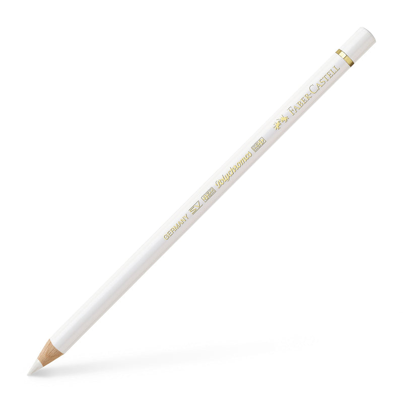 Creion Colorat Polychromos Faber-Castell Alb