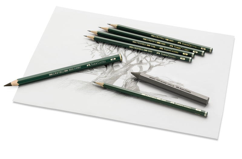 Creion Grafit Castell Jumbo 2B Faber-Castell