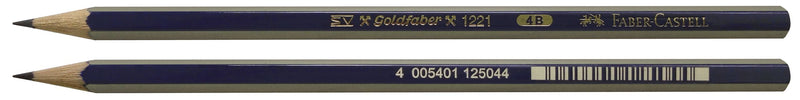 Creion Grafit Goldfaber 1221 4B fără Gumă Faber-Castell