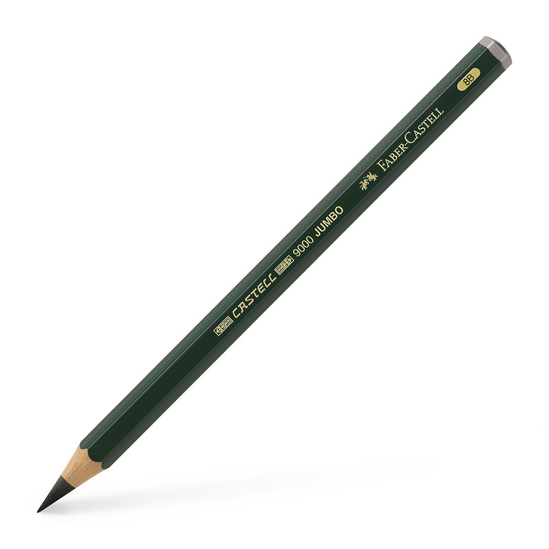 Creion Grafit Castell Jumbo 8B Faber-Castell