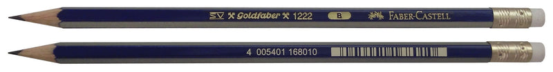 Creion Grafit Goldfaber 1221 B cu Gumă Faber-Castell