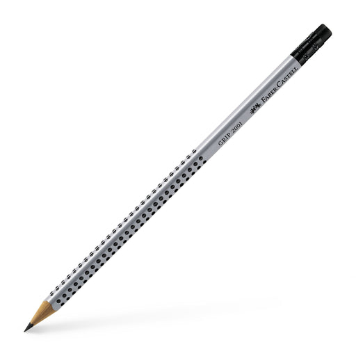 Creion Grafit Grip 2001 HB cu Gumă Faber-Castell
