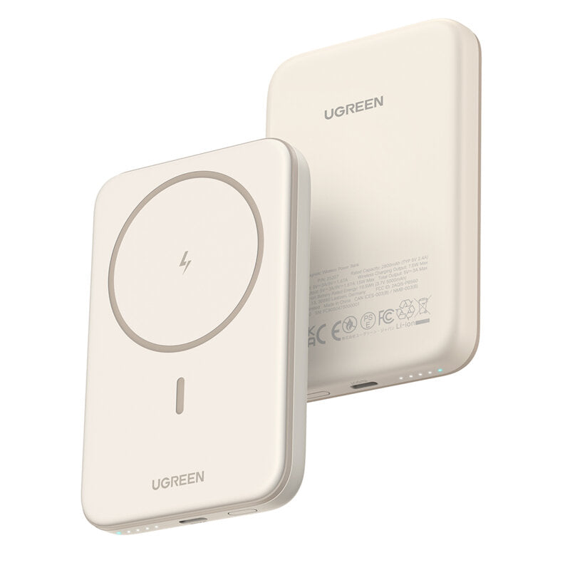 Baterie Externă PB560 5000mAh 15W Magnetică Bej - Ugreen