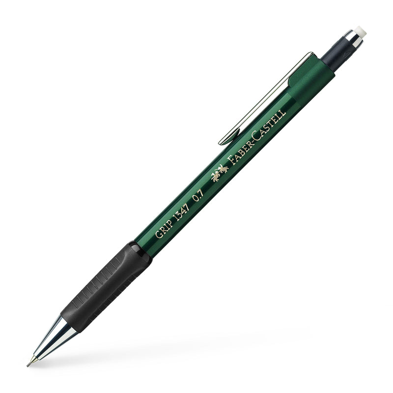Creion Mecanic Grip 1347 0,7 mm Verde Faber-Castell