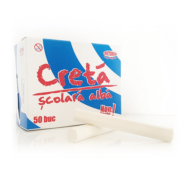 Cretă Școlară Albă 50 Buc Generic