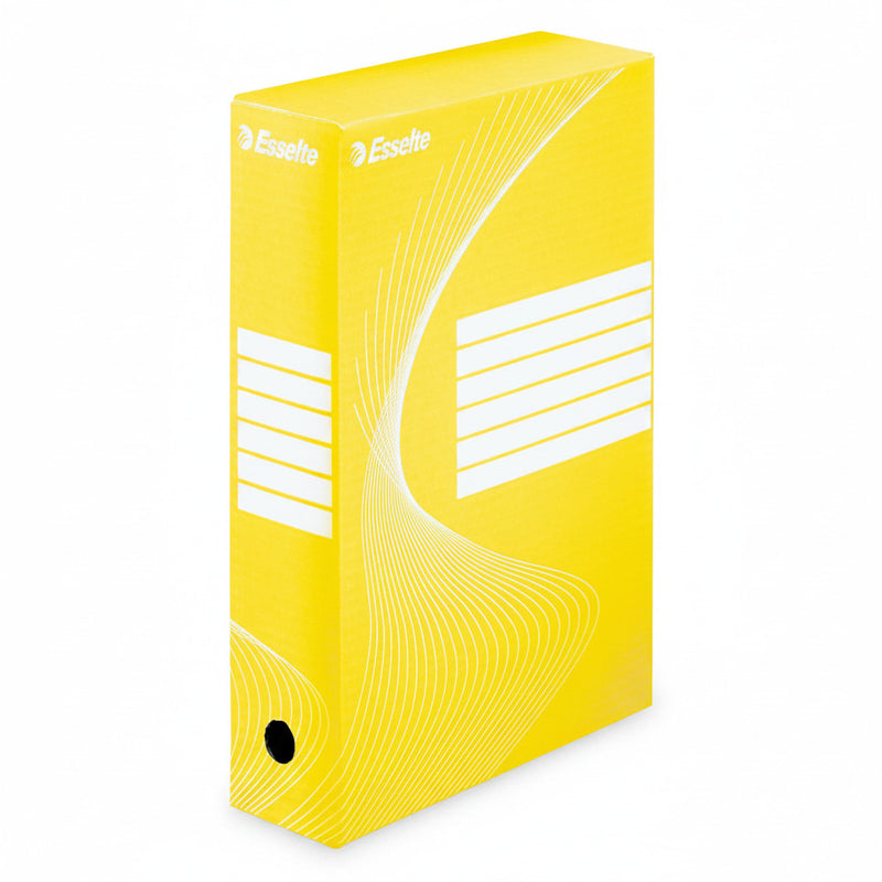 Cutie Arhivare 8cm Boxy Galbenă 245x80x345mm - Esselte