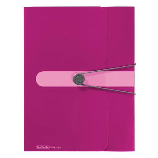 Mapă A4 EOTG PP 40mm buton elastic ciclam Herlitz