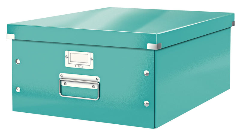 Cutie Depozitare Mare Turcoaz Click&Store 369x200x482mm - Leitz