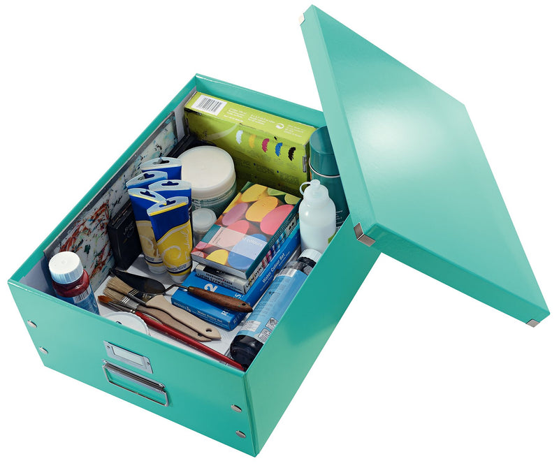 Cutie Depozitare Mare Turcoaz Click&Store 369x200x482mm - Leitz
