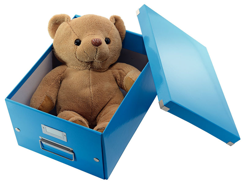 Cutie Depozitare Medie Albastră Click&Store 281x200x370mm - Leitz