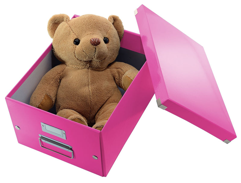 Cutie Depozitare Medie Roz Click&Store 281x200x370mm - Leitz