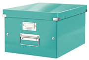 Cutie Depozitare Medie Turcoaz Click&Store 281x200x370mm - Leitz
