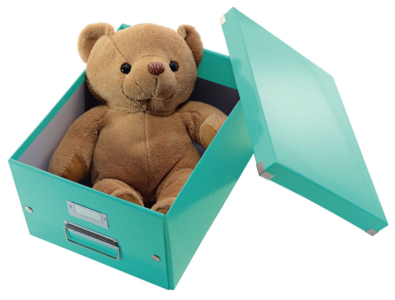 Cutie Depozitare Medie Turcoaz Click&Store 281x200x370mm - Leitz
