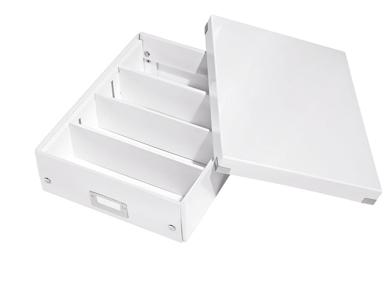 Cutie Organizer Medie Albă Click&Store 281x100x370mm - Leitz