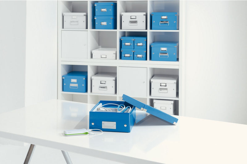 Cutie Organizer Medie Albastră Click&Store 281x100x370mm - Leitz