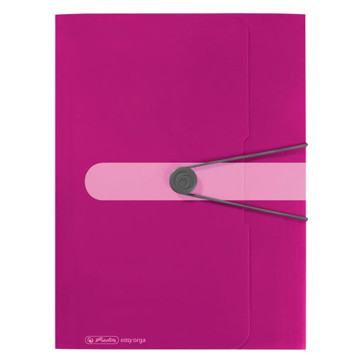 Mapă A4 EOTG PP 30mm buton elastic ciclam opac Herlitz