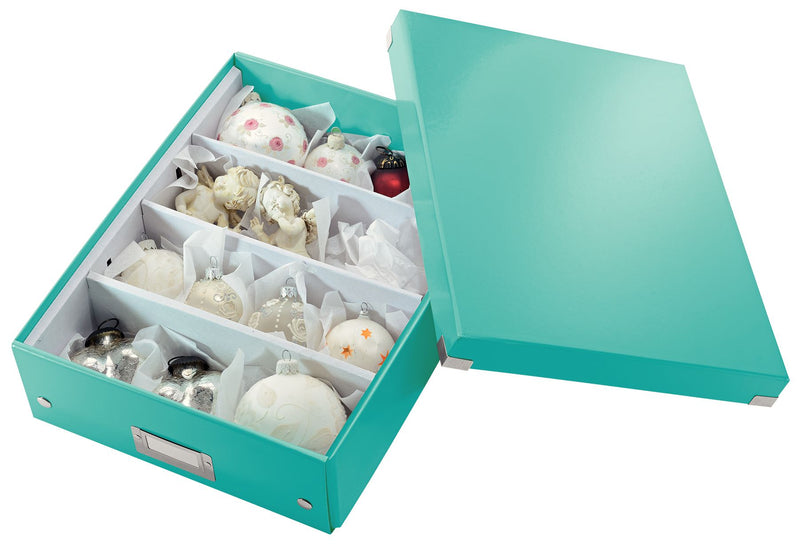 Cutie Organizer Medie Turcoaz Click&Store 281x100x370mm - Leitz