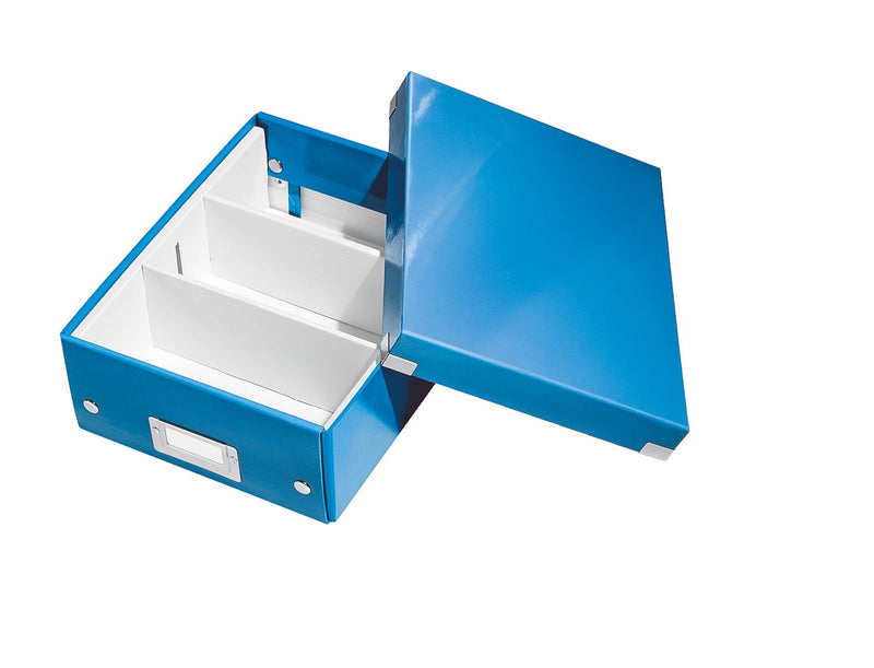 Cutie Organizer Mică Albastră Click&Store 220x100x282mm - Leitz